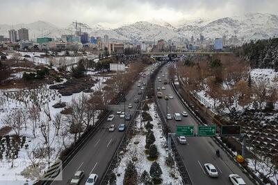بارش برف ۶۰ سانتی متری در تهران ؟