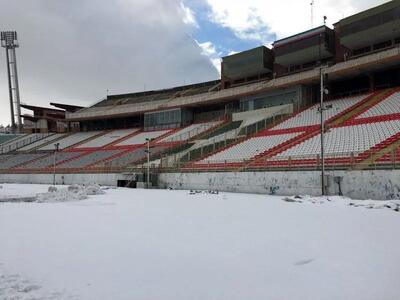 برف و یخبندان در تمرین تراکتور