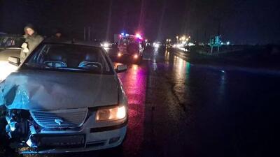 تصادف در محور مهاباد - ارومیه یک مصدوم برجای گذاشت