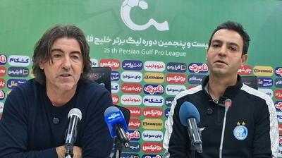 ریکاردو ساپینتو: با وجود این زمین، بهتر از حریف بازی کردیم و بابت نتیجه ناراحت هستیم