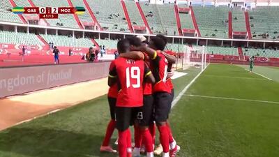 گل دوم موزامبیک به گابن (جنی کاتامو - پنالتی)