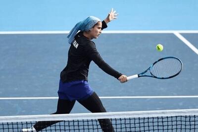 دختر تنیسور ایرانی در تورجهانی ترکیه دوم شد