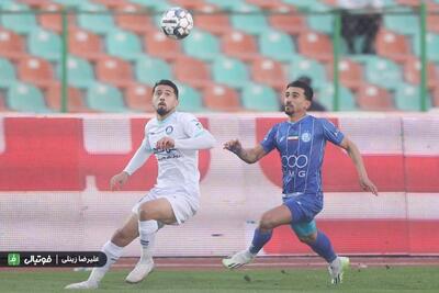 پایان نیمه اول/ استقلال صفر - گل گهر یک