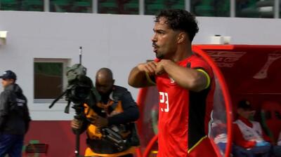 گل سوم موزامبیک به گابن (دیاگو کالیلا)