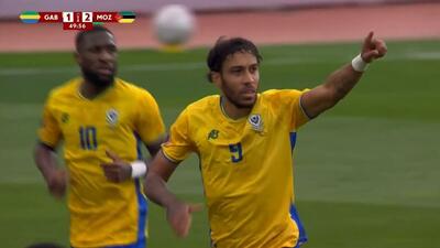 گل اول گابن به موزامبیک (اوبامیانگ روی ریباند شوت اندونگ)