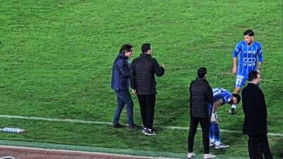 توصیه‌های ساپینتو به کوشکی و قلی‌زاده در هنگام توقف بازی استقلال و گل گهر