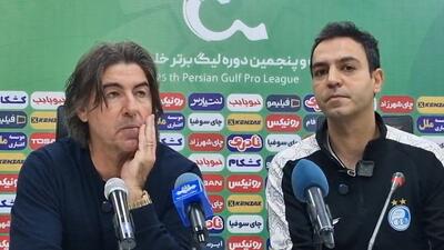 ریکاردو ساپینتو: مستحق شکست مقابل گل گهر نبودیم