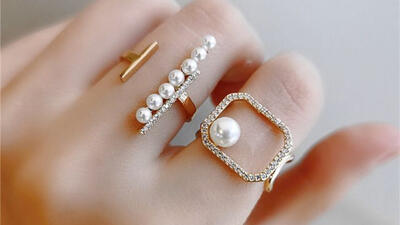  مدل‌ های انگشتر مرواریدی مدرن 2026 | ترکیب مینیمالیسم و لوکس