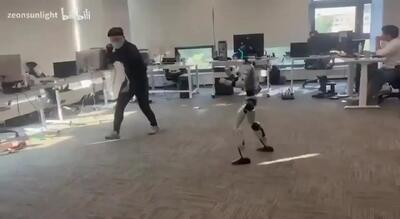 ربات رزمی‌کار استادش را غافلگیر کرد + فیلم