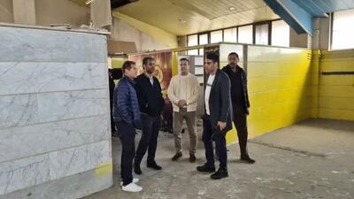 بازدید مدیر عامل پرسپولیس از ورزشگاه شهدای گمنام
