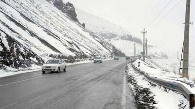 تجهیزات زمستانی همراه داشته باشید/ ترافیک در محدوده کرج سنگین است