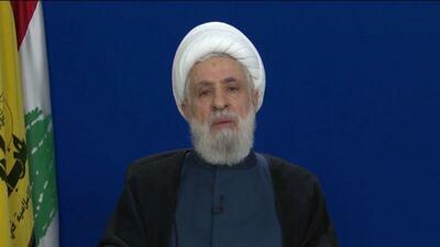 شیخ نعیم قاسم: لبنان در دل طوفان قرار دارد