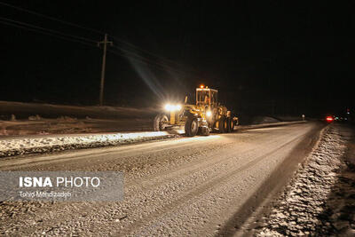  بارش ۳۰ سانتی برف در ۲ محور کوهستانی گیلان