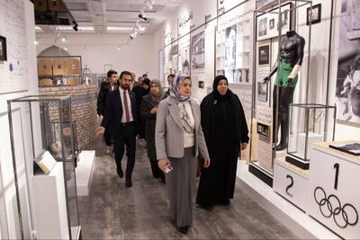 هیئت دانشگاه «الفرات الاوسط» عراق از کتابخانه و موزه ملی ملک بازدید کرد