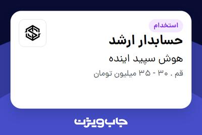  استخدام حسابدار ارشد در هوش سپید اینده