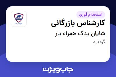  استخدام کارشناس بازرگانی در شایان یدک همراه یار