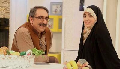  موتورسواری ستاره سادات قطبی مجری تلویزیون با پسرش در تهران