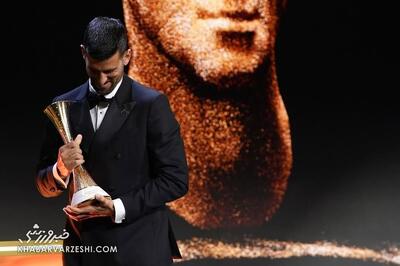 ویدیو| انتخاب بهترین ورزشکار غیرفوتبالی سال ۲۰۲۵/ گرفتن جایزه ویژه از دست کریستیانو رونالدو