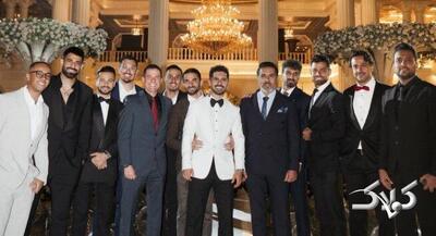 اولین تصاویر از عروسی امید عالیشاه | دلبری کاپیتان با لباس قرمز پرسپولیس - مجله اینترنتی کولاک