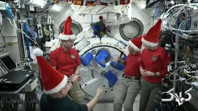 فضانوردان در فضا کریسمس را جشن گرفتند | عکس - مجله اینترنتی کولاک
