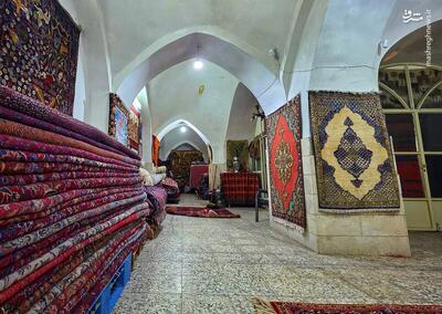 عکس/ زیبایی و اصالت در بازار فرش یزد