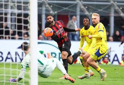 پیروزی پرگل میلان مقابل هلاس ورونا