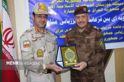 تأکید مرزبانان ایران و عراق بر توسعه تعاملات و امنیت مشترک مرزی