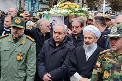  پیکر فرماندار شهرستان مراغه تشییع شد