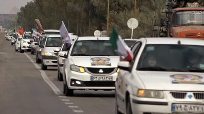  کاروان رالی «قهرمان من» با استقبال مردمی وارد بافق شد