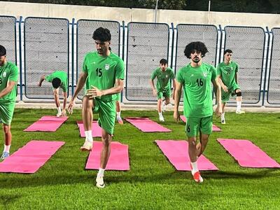 برگزاری نخستین تمرین تیم ملی امید در دبی