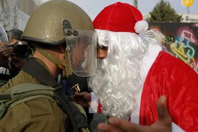 پلیس اسرائیل بابانوئل را بازداشت کرد + فیلم