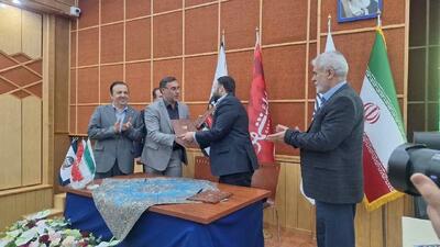 امضای قرارداد همکاری بانک شهر با شمس آذر قزوین! - پارس فوتبال