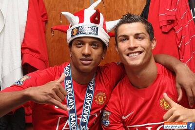 دیدار نانی با رونالدو در حاشیه دیدار النصر و الاخدود