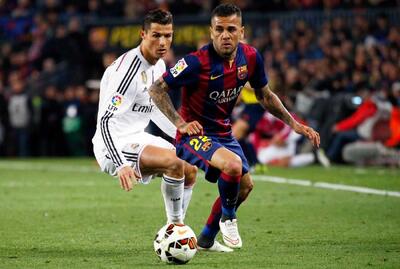 چه دوئلی بود، یادش بخیر؛ خوش‌وبش کریستیانو رونالدو و دنی آلوز / عکس - پارس فوتبال