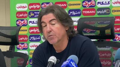 ساپینتو: مستحق این شکست نبودیم/ زمین بازی رقیب اصلی ماست (ویدیو) - پارس فوتبال