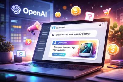  ایده پرریسک OpenAI؛ نمایش محتوای اسپانسری در پاسخ‌های ChatGPT روی میز بررسی