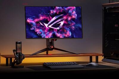  مانیتور ۳۲ اینچی QD-OLED جدید ایسوس برای گیمر‌ها
