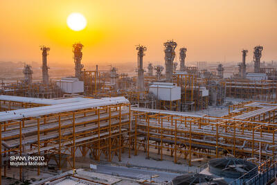 تولید پایدار گاز در پالایشگاه چهارم پارس جنوبی