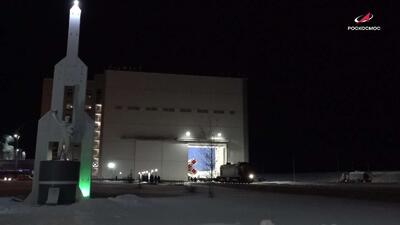  لحظه حرکت ماهواره‌های ایران به‌سوی سکوی پرتاب در روسیه