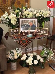 صبح امروز منزل مرحوم بهرام بیضایی