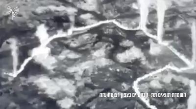 تصاویر انهدام تونل 4 کیلومتری غزه توسط اسرائیل