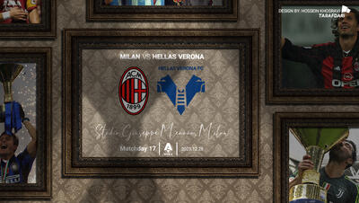 میلان - هلاس ورونا؛ ترکیب رسمی
