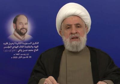 شیخ نعیم قاسم: اسرائیل به تجاوزات همه جانبه علیه لبنان پایان دهد/ مقاومت ادامه دارد - تسنیم