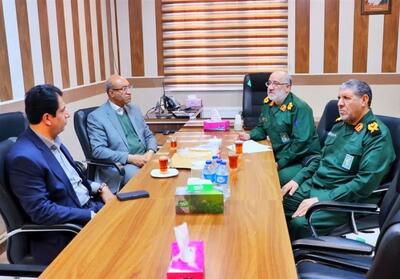 تقویت هم‌افزایی برای توسعه کرمانشاه/دیدار استاندار با فرمانده قرارگاه نجف اشرف - تسنیم