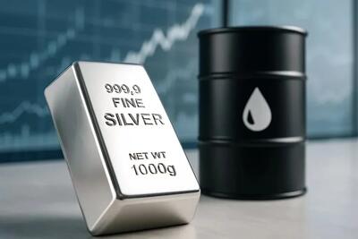 اونس نقره از یک بشکه نفت بیشتر می‌ارزد