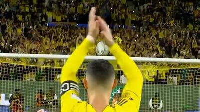 عشق بازی کریستیانو با هواداران النصر