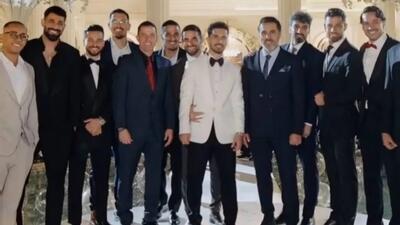 مراسم عروسی عالیشاه با حضور سرمربی و هم‌تیمی‌ها