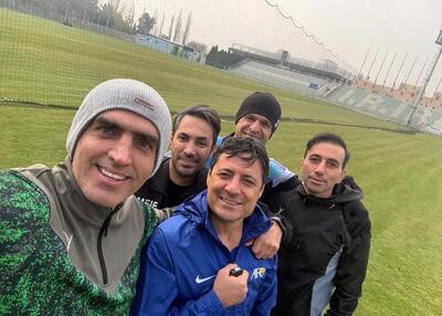 بازگشت فغانی: ملاقات با دوستان و تماشای بازی لیگ