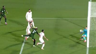 گل اول نیجریه به تونس توسط اوسیمین