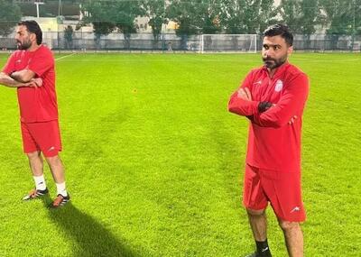 تمرین امیدهای ایران در حضور رکورددار روپایی!(عکس)